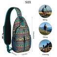 thumbnail image 4 of Abstract Tribal Style Crossbody Backpack, Ink and Sketch Sling Bag for Daily Commuting, 4 of 5