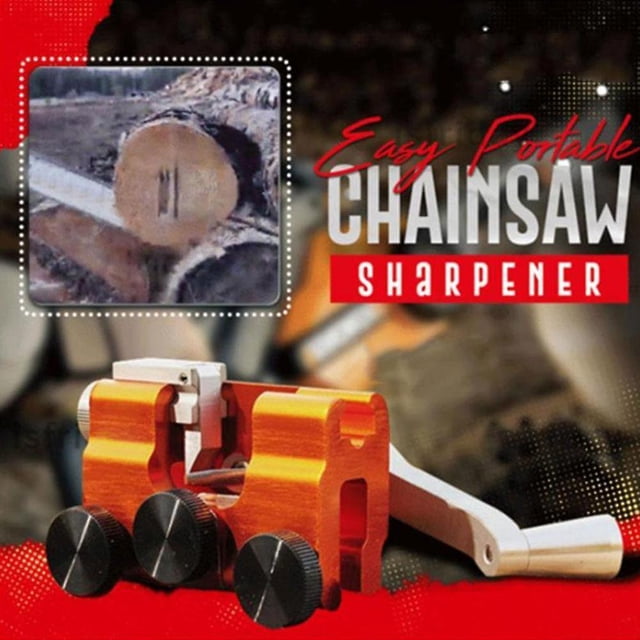 Amoladora de cadena manual, afilador de motosierra, herramienta para carpintería, afilador de Clip de cadena de piedra de molienda, cadenas de sierra, herramientas abrasivas Banban