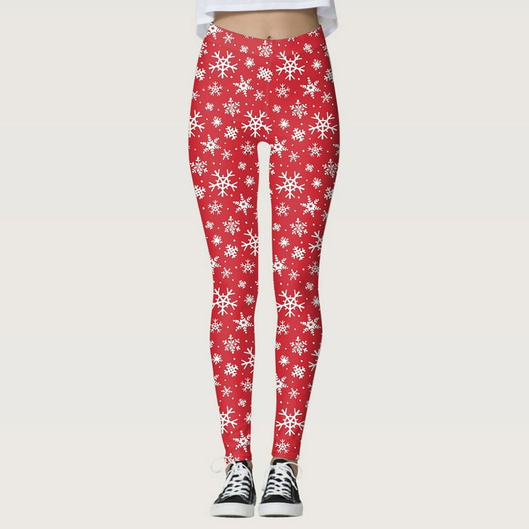 VBARHMQRT Flare Yoga Pants with Pockets for Women Custom Christmas