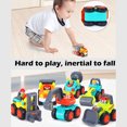 thumbnail image 3 of Juego de juguetes para vehículos de construcción, 6 piezas, para niños, sin BPA, 3 of 5