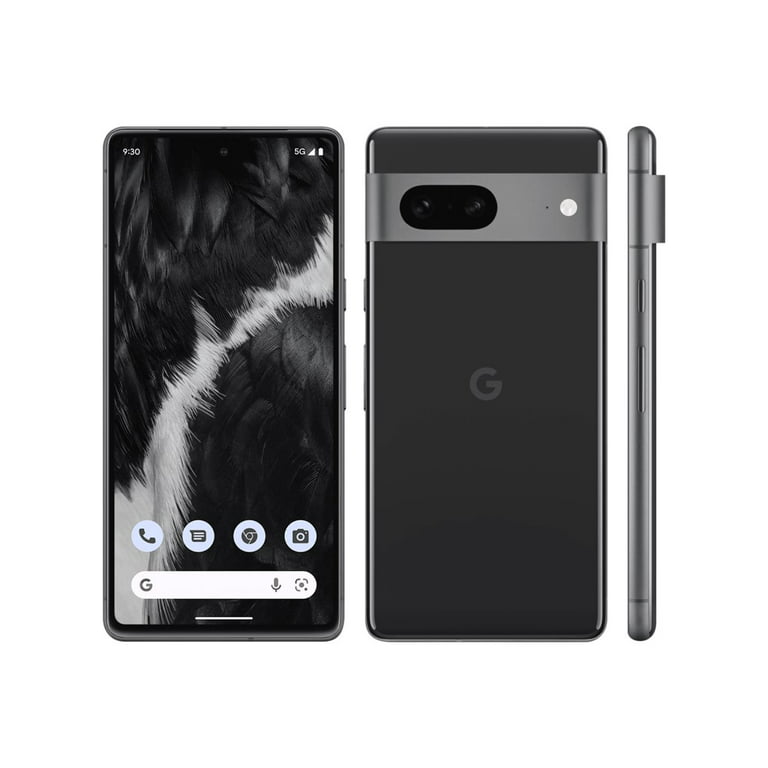 Google Pixel Lens 7-5G - Wide - Obsidian Unlocked Android 256GB Angle - and Phone Battery Smartphone 24-Hour with
