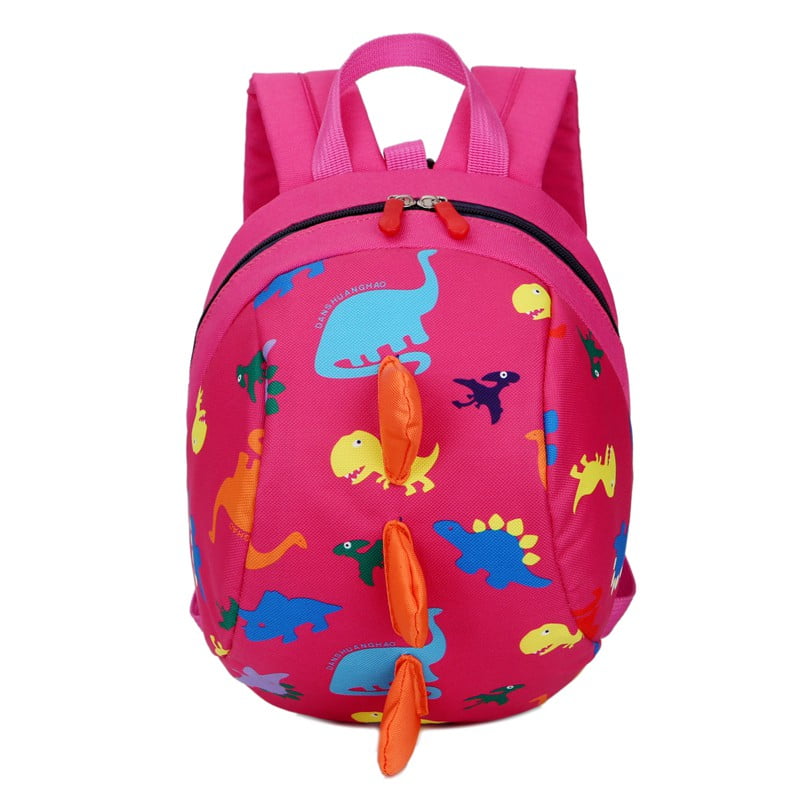 Toddler Kids Baby Mini Backpack Cartoon Dinosaur School Bag Kid Anti-Lost Bag US