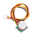 thumbnail image 3 of Sensor piroeléctrico PIR IR de alta sensibilidad, módulo detector de movimiento humano infrarrojo de 3,3 a 5 V CC con cable XH2.0 3P, 3 of 14