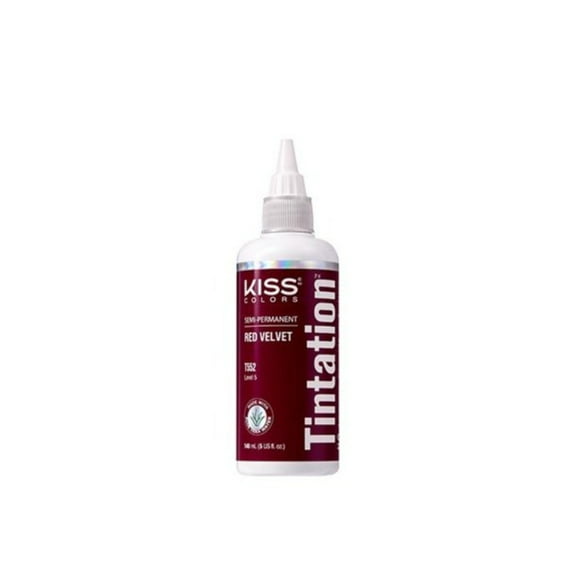 Kiss Colors Tintation Semi-Permanent Hair Color – Red Velvet T352 – 5 oz