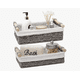 thumbnail image 1 of 2 Pcs Canastas Organizadora color gris, 1 of 4