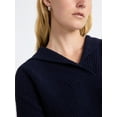 thumbnail image 4 of Free Assembly Women's V-Collar Sweater with Long Sleeves, Midweight, Sizes, XS-XXL, 4 of 6