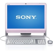 Sony VAIO JS Series All-In-One PC VGC-JS230J/P - All-in-one - Pentium E5200 / 2.5 GHz - RAM 4 GB - HDD 500 GB - DVD SuperMulti - GMA X4500HD - GigE - WLAN: 802.11b/g/n (draft) - Vista Home Premium 64-bit - monitor: LCD 20.1" 1680 x 1050 (WSXGA+) - keyboard: QWERTY