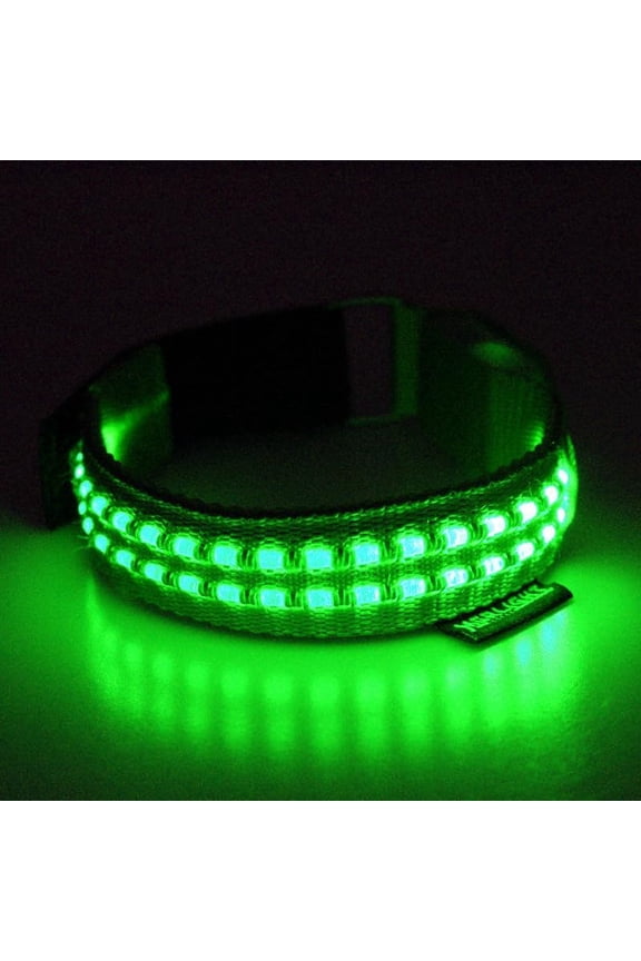 LED Armband, 3 Lighting Modes Battery Operated LED Light Up Bracelets Glow Flashing Wristbands for Walking Lights for Running at Night