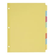 Avery Plain Tab Write & Erase Dividers, 8-Tab, 24 Sets, Multicolor (11509)
