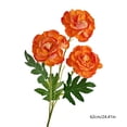 thumbnail image 3 of JHyouerji Artificial Flowers,Orange Artificial Peonies,Silk Peonies Flowers Bouquet for Centerpiece Table Wedding Party Home Decor, 3 of 7