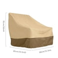 thumbnail image 1 of Housse de Mobilier de Jardin Imperméable Housse de Chaise d'Extérieur Housse de Mobilier de Pelouse d'Extérieur Housse de Chaise Longue à Assise Profonde Housse de Chaise de Patio, 1 of 3