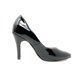 thumbnail image 2 of Zapatilla Dasalo Charol Negro Con Tacón De Aguja Para Mujer, 2 of 4