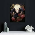 thumbnail image 4 of COMIO Gothic Bat Wall Art Moody Gothic Animal Wall Art Dark Academia Poster Bat Pictures Retro Gothic Print Dark Academia Paintings Vintage Fruit Prints Bat Canvas Art Retro Fruit Artwork 16x20in, 4 of 4