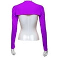 thumbnail image 2 of Womens Bolero Shrug - Long Sleeves Open Cropped Cardigan One Piece Long Sleeves Arm Cover, 2 of 6