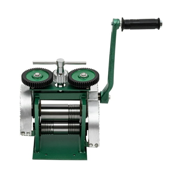 Manual Jewelry Press Rolling Mill Machine Wire Flat Metal Sheet Roller Tool 85mm