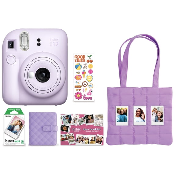 Paquete navideño FUJIFILM Instax Mini 12 2025 - Lila Púrpura
