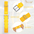 thumbnail image 6 of JASGOOD 2 Pairs Baseball Socks and 1 Belt for Youth Kids Unisex Softball Socks Yellow, 6 of 7