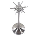 thumbnail image 2 of Estante para Utensilios de Cocina de Acero Inoxidable, Soporte para Utensilios de Cocina, Ahorro de Espacio, espátula, Cuchara, Estante de Almacenamiento Giratorio(Plata), 2 of 14