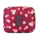 thumbnail image 1 of Bewildely Bolsa organizadora portátil, neceseres de gran capacidad, bolsa multifuncional, suministros, accesorios, regalos para mujeres Almacenamiento y organización del hogar Vino Tinto Flor, 1 of 6
