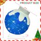 thumbnail image 2 of Adornos navideños para exteriores, bola iluminada BRIGHTDECK, azul, 2 of 7