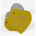 thumbnail image 3 of Inkdotpot 100 Pack Hugs & Kisses From The Wedding Favor Paper Tag Craft Real Rose Gold Foil Hang Tag, 3 of 6