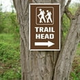 thumbnail image 6 of BTFSigns 8" x 12" Trail Head Symbol With Right Arrow Activity Sign Rust Free Aluminum Park Safety Metal Signs Road Street Sign Outdoor Decor, 6 of 7