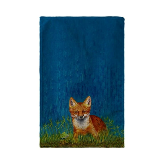 Betsy Drake Interiors Red Fox Beach Towel