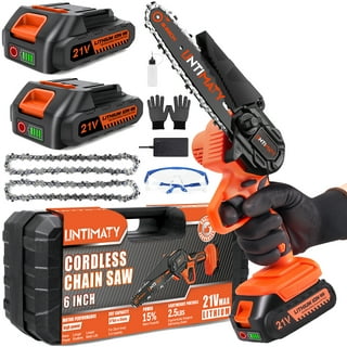  Anttctig Mini Chainsaw 6 inch Cordless, 21V/2Ah