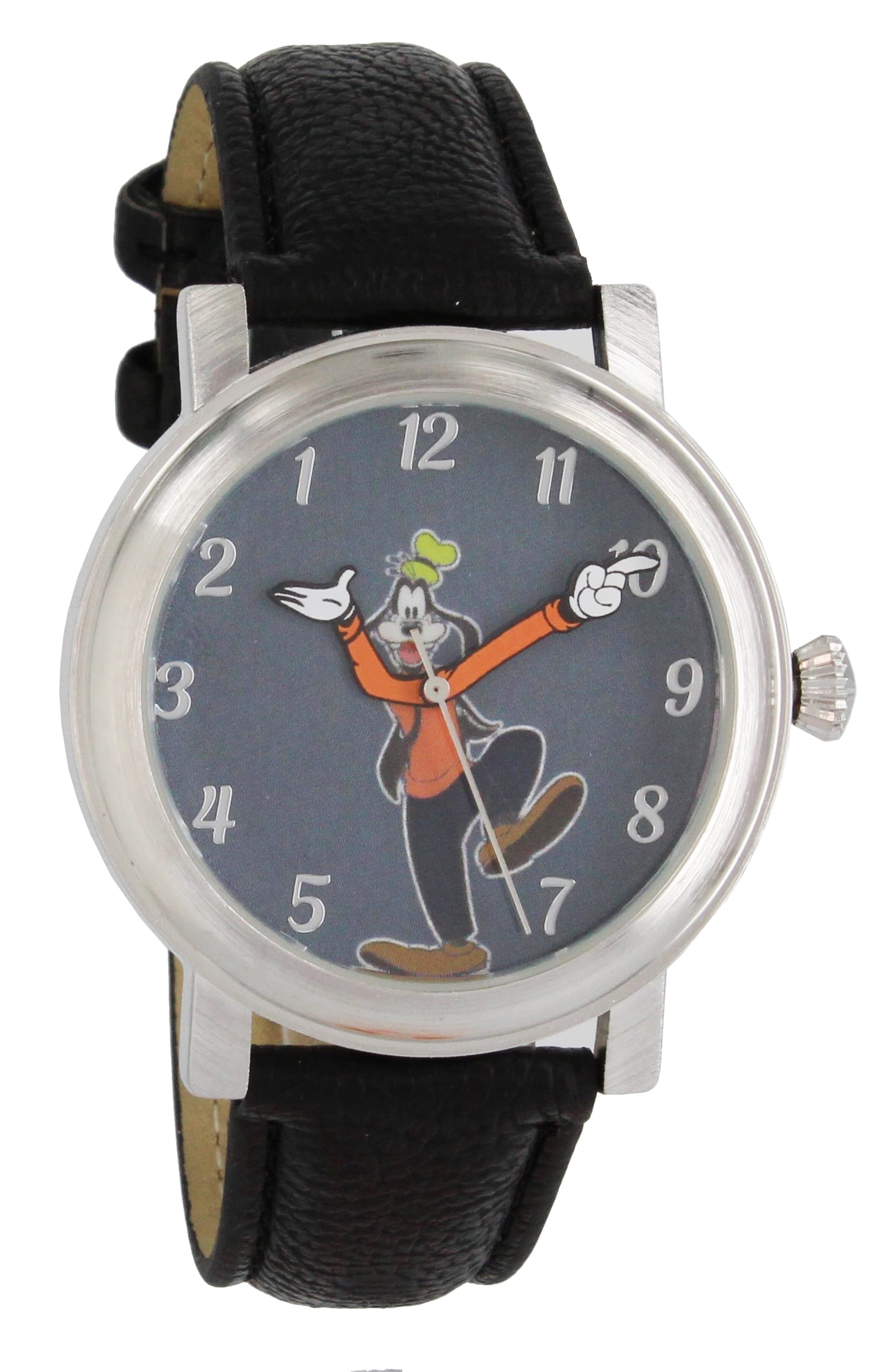 MZ BURGER Mickey & Goofy Quartz Watch, Vintage Style, Metal Case