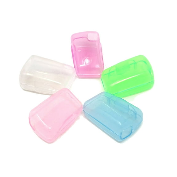 Luoyaxxxxx Toothbrush Head Cover 5 Pack Toothbrush Covers Caps For Travel Silicone Portable Pod Case Protector For Home And Outdoor Spin Brush Face