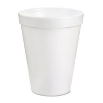 Foam Cups 6oz White - 1000 Pack Disposable Cups for Hot & Cold Beverages - Insulated Polystyrene Cups for Coffee, Tea, Water - Office, Home, Parties