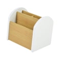 thumbnail image 2 of WeiLaiKeQi Table Remote Control Holder Creative Media Basket for Bedroom Office Kitchen White, 2 of 9