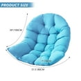 thumbnail image 5 of Thickened Hanging Egg Chair Cushion【Only Cushion】Hammock Swing Chair Cushion Pads Soft Comfy for Indoor and Outdoor Patio, 5 of 7