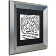 thumbnail image 2 of Trademark Fine Art "A Friend" Canvas Art by Elizabeth Caldwell, Black Matte, Silver Frame, 2 of 4