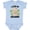 AE-Light Blue, variant on Cute Sloth I Love My Grammy with Green Leaves Boys or Girls Baby Bodysuit