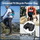 thumbnail image 2 of Bolsa de marco de bicicleta Bolsa de alforja impermeable Bolsa de portabicicletas Bolsa de marco frontal de bicicleta para bicicleta de carretera Negra, 2 of 6
