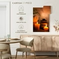 thumbnail image 5 of Elephant Stock Aromatic Spa Wall Art - Vertical Canvas Wall Art - Living Room Wall Decor - Wellness Canvas - Brown And Orange Decor - 32" x 48", 5 of 8