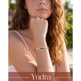 thumbnail image 3 of Yndra CZ Tennis Bracelet for Women,Rainbow Crystal Bracelet, 18K Gold Plated Colorful Stone Bracelet,Elegant Jewelry Gift for Her, 3 of 10