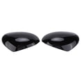 thumbnail image 4 of Par de tapas de espejo retrovisor adhesivas de repuesto de carcasa protectora para Smart Fortwo/Forfour 453 2015-2021, negro brillante Jadeshay A, 4 of 8