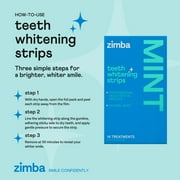 Zimba Teeth Whitening Ultimate Kit, Vegan Strips, Pen & LED Whitening light for Professional Results
