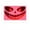 Red, variant on Glow-in-the-Dark Grimace Wall Sticker, Plastic Halloween Face Decal for Door, Window, Stair, Green