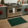 thumbnail image 2 of SUNDEREY 2'x3' Christmas Doormat Area Rug, Small Entryway Rug Front Door Mat Cotton Reversible Washable Rug Indoor Outdoor Floor Mat Holiday Xmas Decor Floor Carpet for Gift,Green&Black, 2 of 9