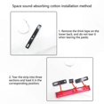 thumbnail image 4 of 4PCS Noise Reduction Foam Pads for Mechanical Keyboard Spacebars 6.25U 7U DIY Soundproofing棉, 4 of 5