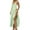Green, variant on Women's Elegant Long Skirt Suit 2 Piece Outfit Casual Party Wear Sleeveless Jumpsuit with Tie Detail Solid Color Women Swim Shorts and Top Set Formal Dress with Sleeves