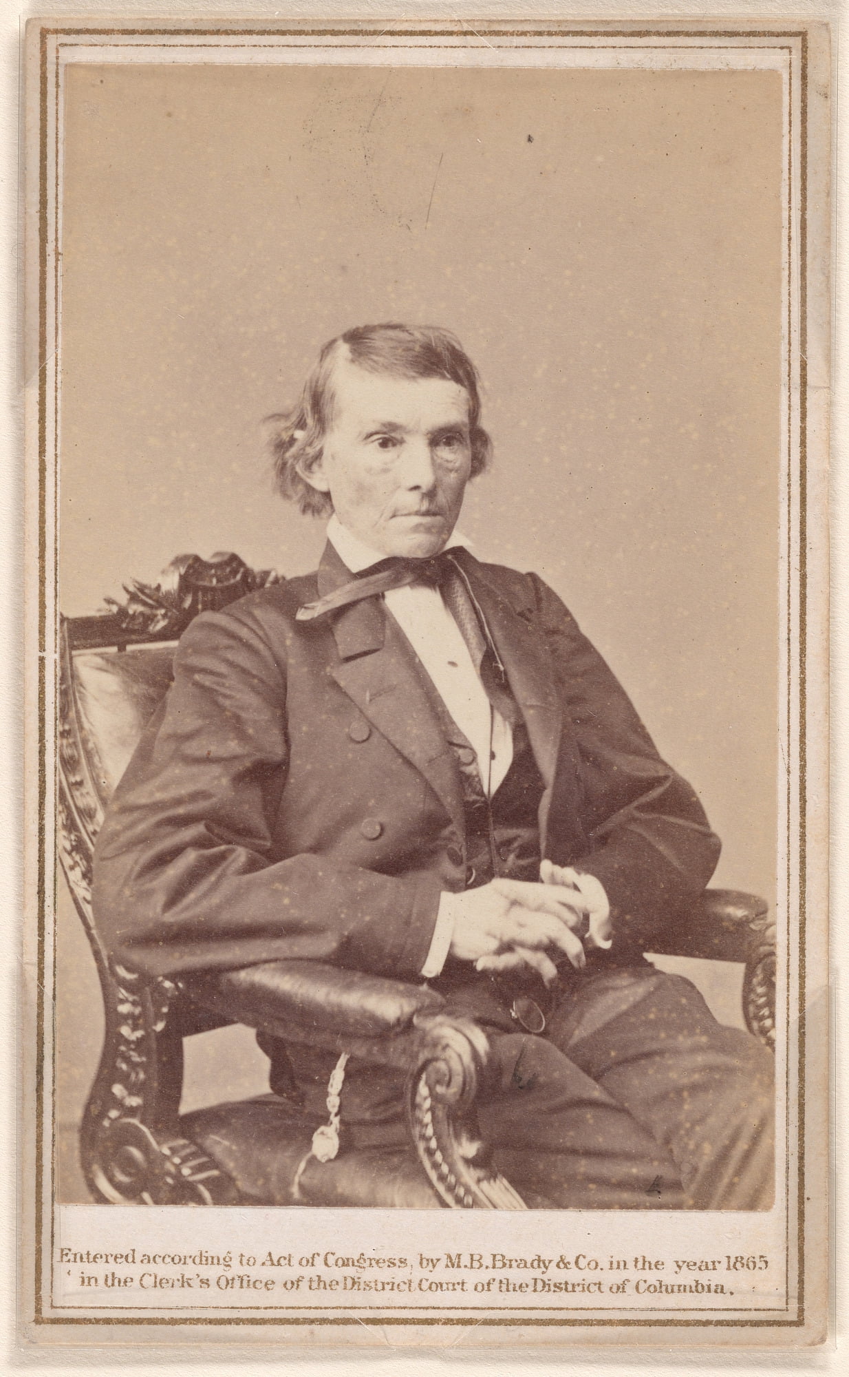 Portrait of Alexander Hamilton Stephens 2 Vivid Imagery12 Inch BY 18