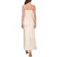 thumbnail image 3 of Vestido Maxi de Satén con Tirantes Espagueti y Cuello Cowl para Mujeres Inspire Chic M Champagne, 3 of 6