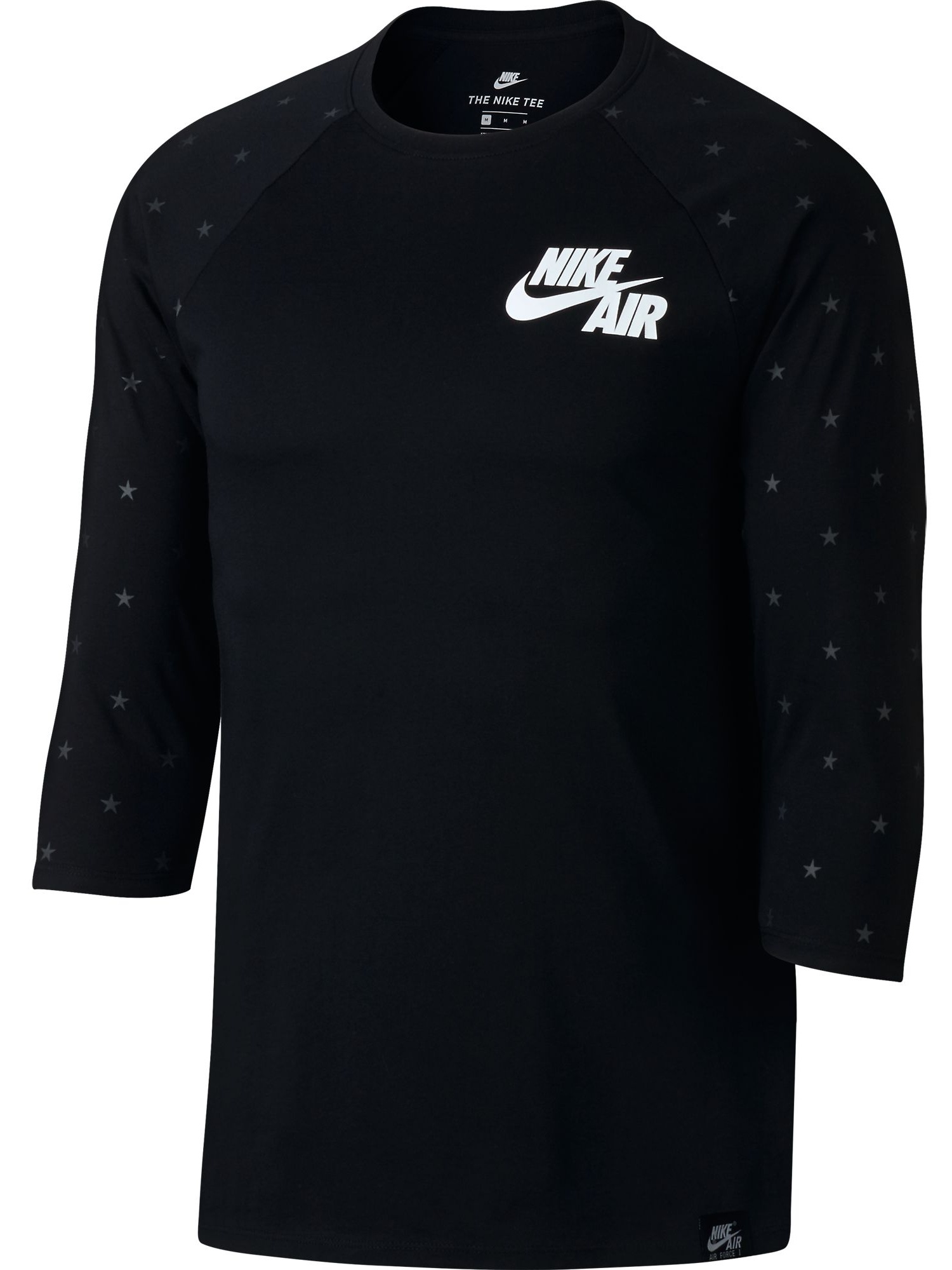 mens black and white nike t shirt