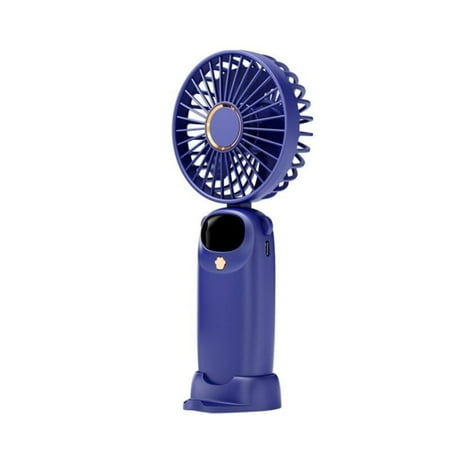 

JoniHYY Fans Handheld Fan Mini Fan Portable Handheld USB Rechargeable Fans With 5 Speeds Battery Operated Mini Fan Foldable Desk Desktop Fans With LED Display For Home Bedroom Outdoor