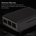 thumbnail image 1 of 3 Model B Aluminum Alloy Case Passive Cooling Shell Metal Enclosure Heat Dissipation for Raspberry Pi 3B/3B+, 1 of 6