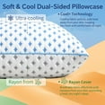 thumbnail image 2 of Memory Foam Pillows 2 Pack – Adjustable Loft Cooling Pillows Queen Size Set of 2 for Sleeping, Firm, Supportive, and Breathable Design for Hot, Side, Back, and Stomach Sleepers, 2 of 8